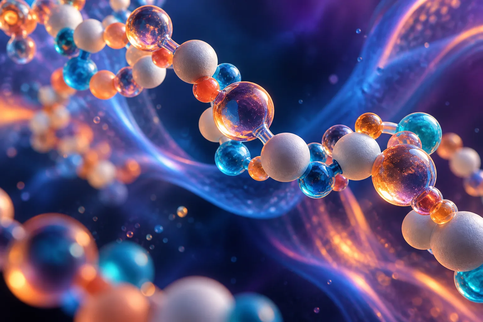 Peptide Fieldnotes editorial illustration